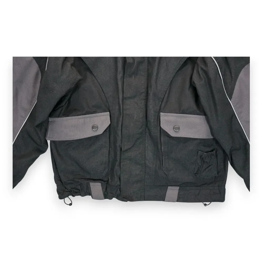 Vintage Y2K Harley Davidson Men's Motorcycle Jacket Riding Size Medium‎ Full Zip